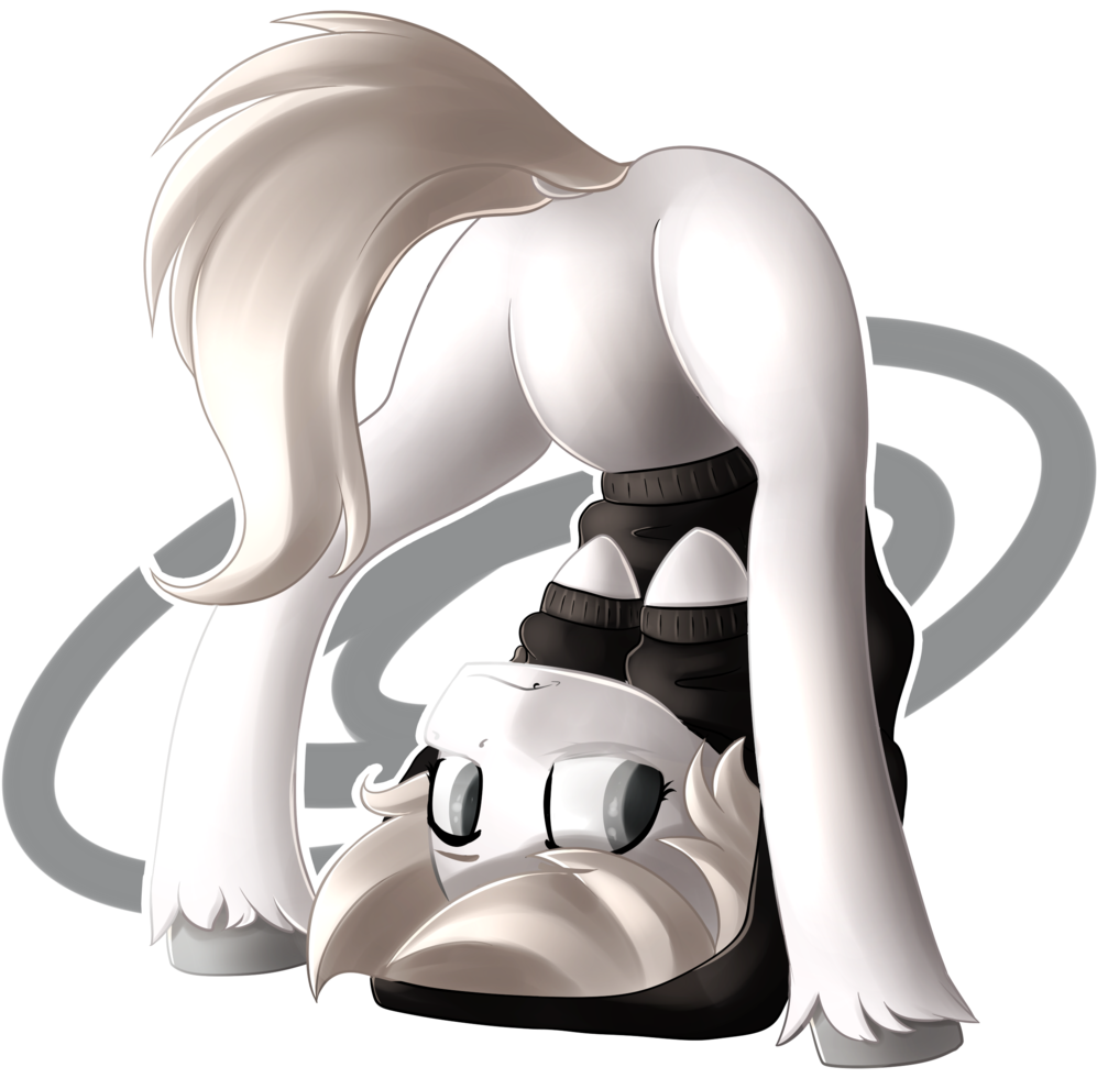 Baldmoose, Dock, Earth Pony, Flexible, Frontbend, Lip - Sitting (1012x1024), Png Download