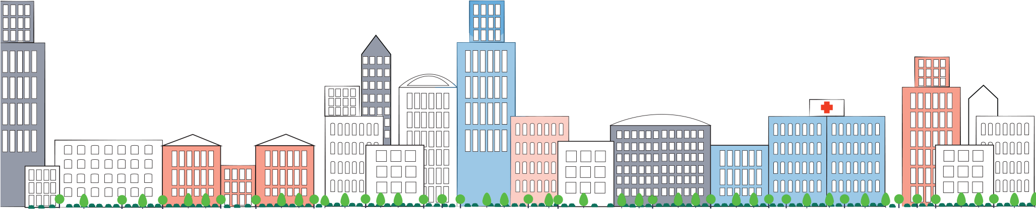 Solutions - Skyline (2054x1080), Png Download