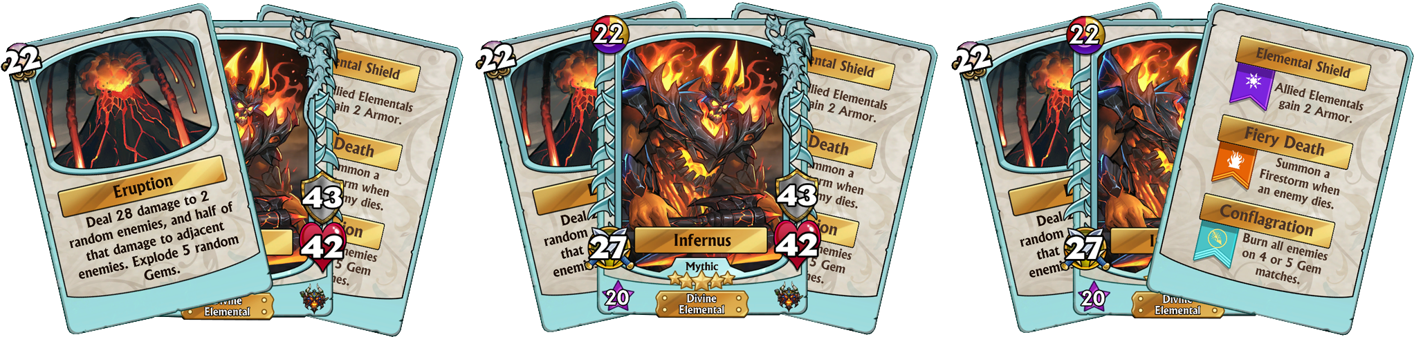 Luther And His Dragon Knights Landed On The Broken - Gems Of War Death (2055x500), Png Download