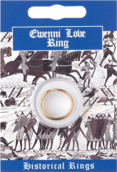 Gold Plated Ewenni Love Ring - "pewter Ewenni Love Ring" (555x555), Png Download