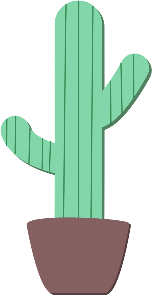I Drew A Cactus - Cactus (1239x1280), Png Download