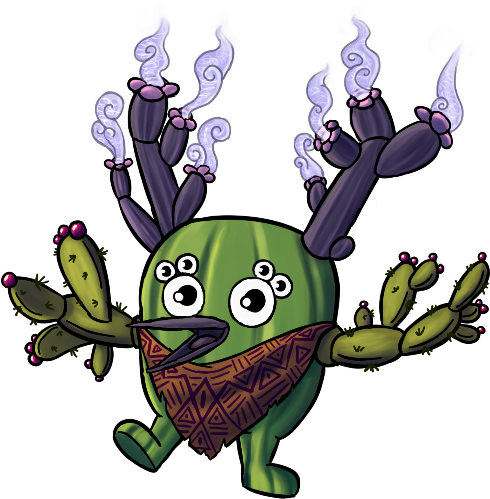 “commission For @greatwheatshrike, Of A Cereustractus, - Cactus (500x500), Png Download