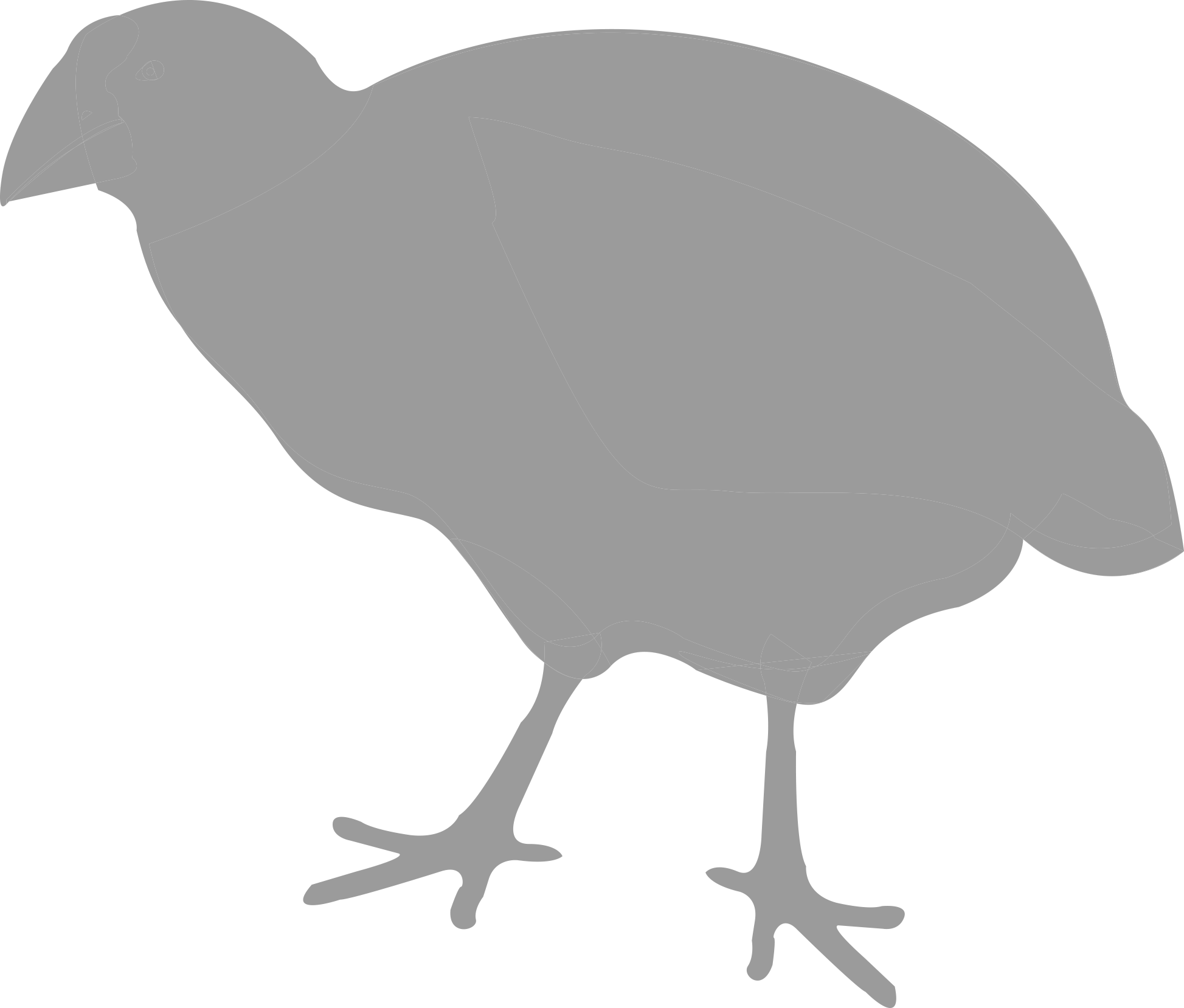 Severe Winters Limit Food - Chicken (1947x1658), Png Download