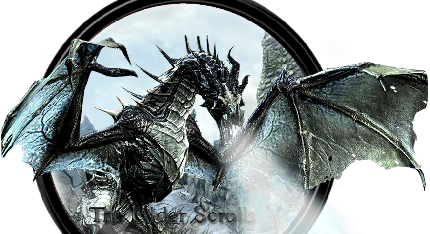 The Elder Scrolls 5 Skyrim Pc Game Full Version - Skyrim Blood Dragon (912x478), Png Download