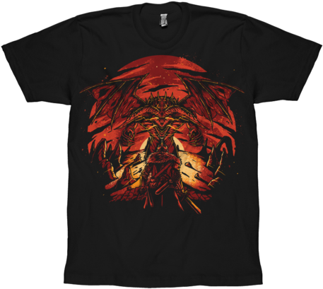 Dark Souls 3 Dragon T-shirt - Official Dark Souls Dragon T-shirt - Medium - (480x438), Png Download