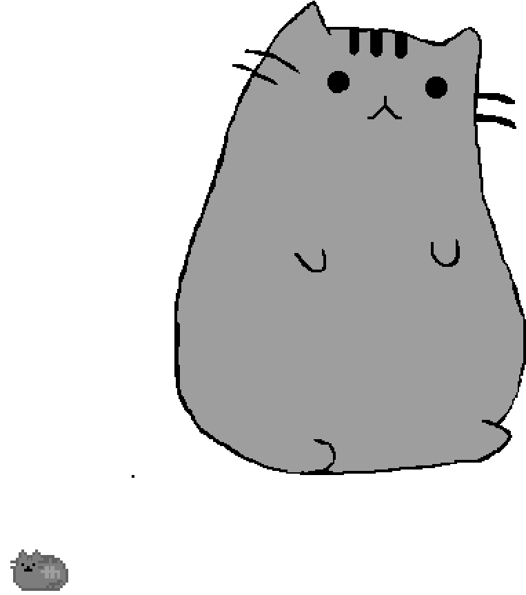 Bored Pusheen Cat - Pusheen (1000x1000), Png Download