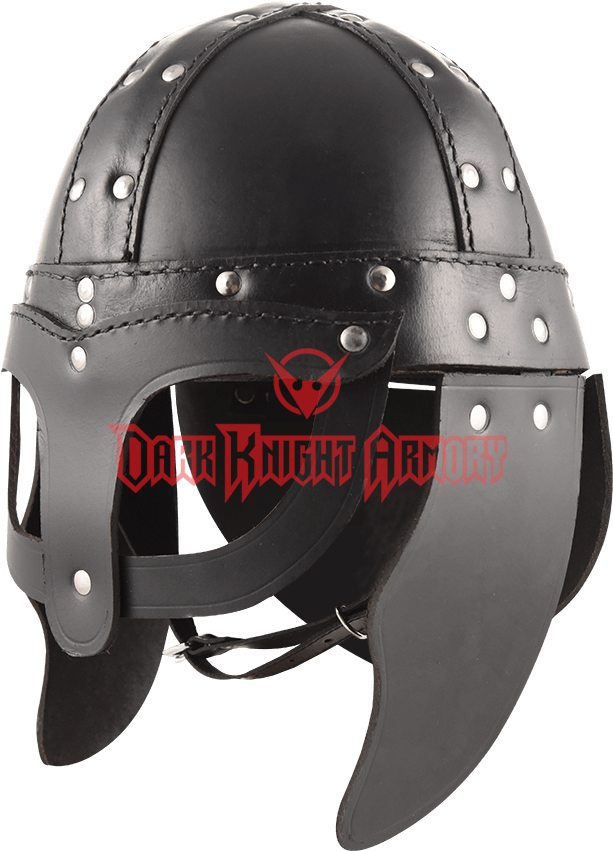 Leather Viking Helmet - Medieval Leather Helmet (850x850), Png Download