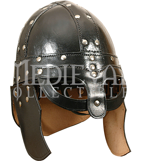 Leather Viking Helmet - Armour (528x528), Png Download