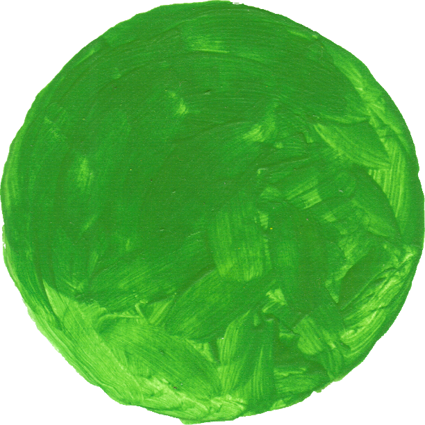 15 Paint Circles - Green Paint Circle Png (612x612), Png Download