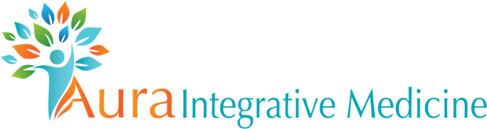 Aura Logo Web - Electric Blue (700x197), Png Download