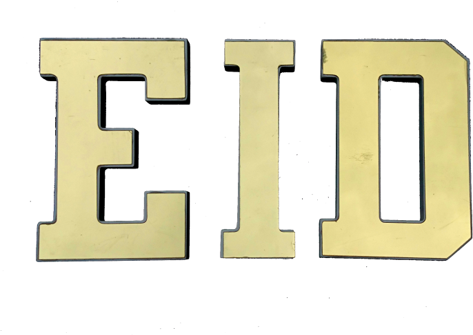 Mirrored Letters 2017 (home Decor Collection) - Eid Letters (800x574), Png Download