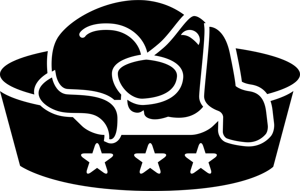 Dog Resting On A Pet Hotel Bed Comments - Pet Hotel Png (980x626), Png Download