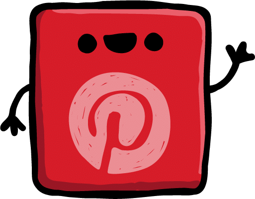 Social Button Pinterest 2 Pinterest Stream (513x401), Png Download