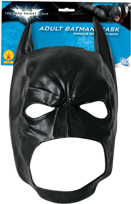 Adult Batman Dark Knight Rises Mask - Adult Batman 3/4 Mask (415x415), Png Download