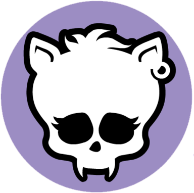 Big Clawdeen Skullette - Monster High Logo Clawdeen (410x406), Png Download