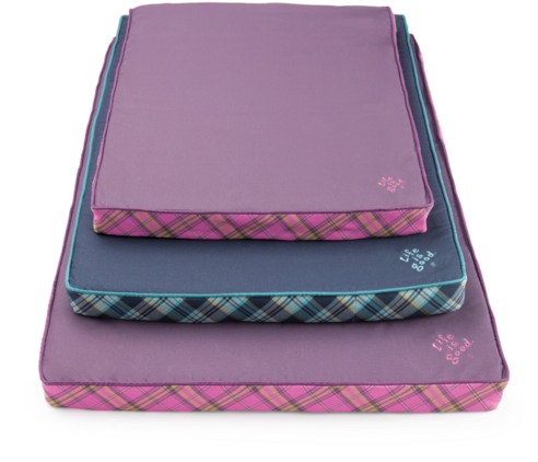 Purple Journey Nester Dog Bed - Life Is Good Journey Nester Large True Blue (570x570), Png Download