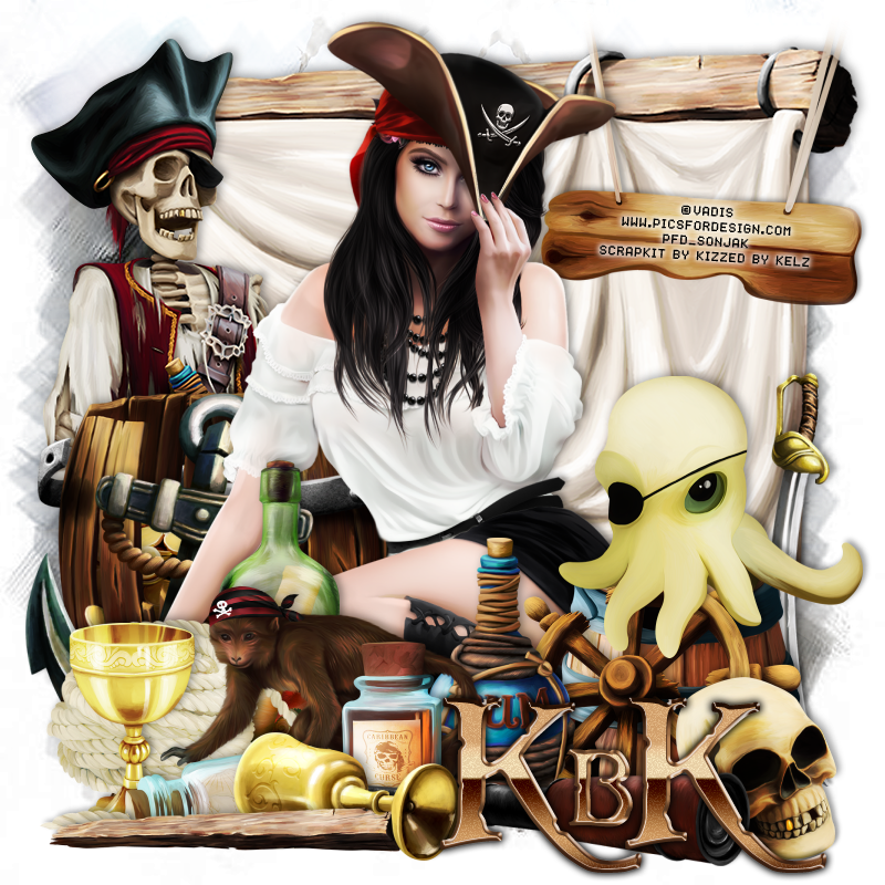 This Tag Is Made Using The Ptu/pu Kit Called Captain (800x800), Png Download