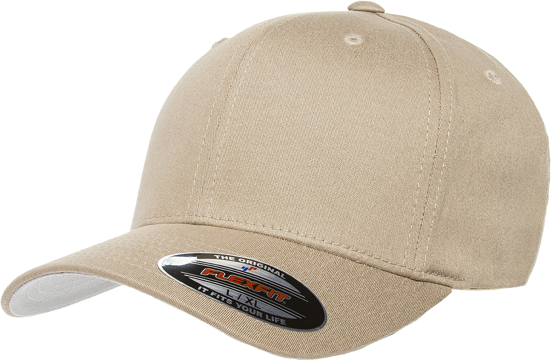 The Hat Pros Blank Flexfit V-flexfit Cotton Twill Fitted - Flexfit V-flexfit Cotton Twill Fitted Baseball Blank (1100x770), Png Download