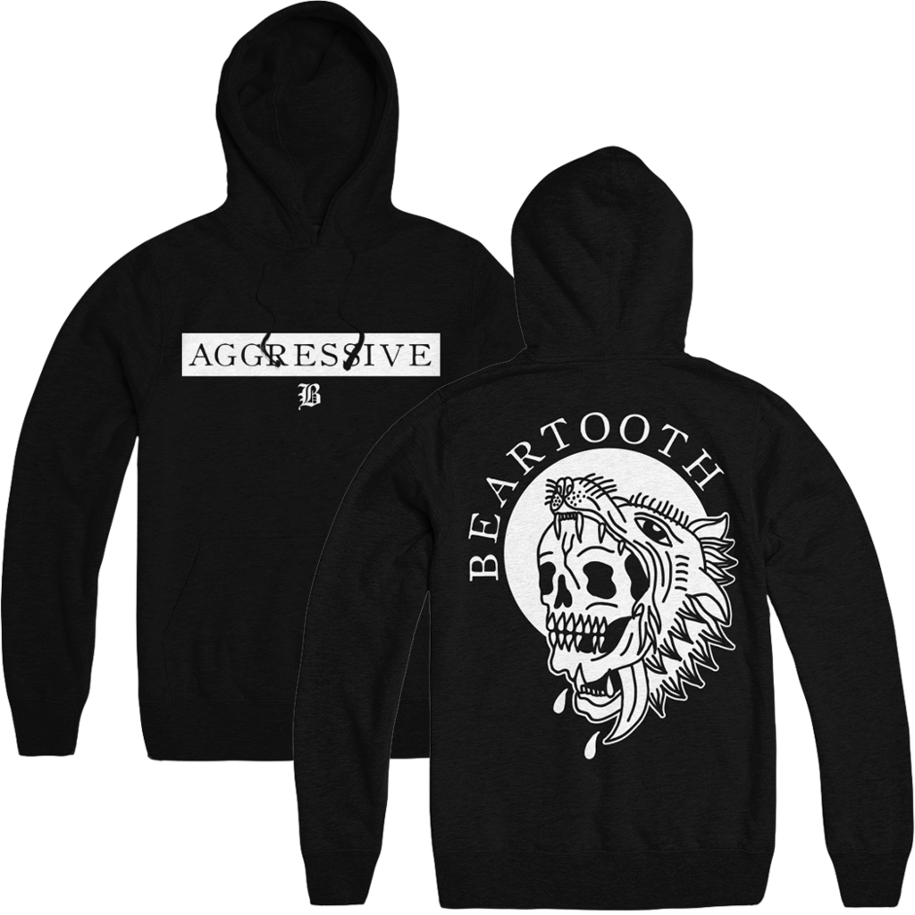 Skull Wolf Hoodie - Beartooth Hoodie (1024x1024), Png Download