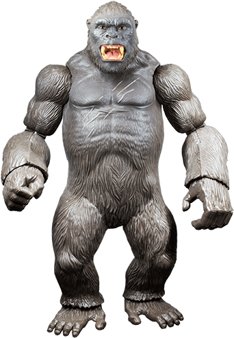 Giant Kong Of Skull Island - King Kong The 8th Wonder Of The World Action Figure (346x500), Png Download