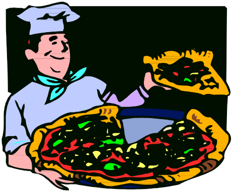Pizza Night “in The Hut” September - Pizza Clip Art (463x382), Png Download