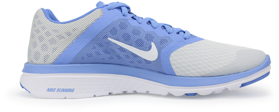 Nike Women's Fs Lite Running Shoes Pure Platinum/white - Nike Women's (1000x781), Png Download