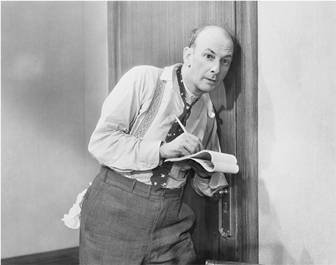 I Spy With My Little Eye Well Anything I Want If I'm - Persona Escuchando Detrás De Una Puerta (755x385), Png Download