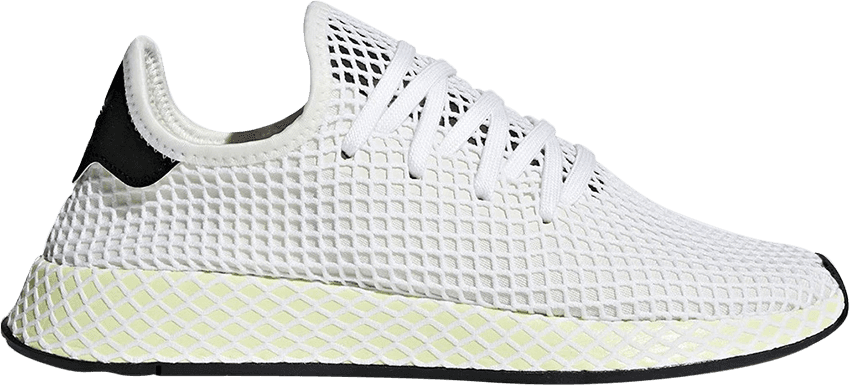 Deerupt 'chalk White' - Adidas Deerupt Runner (850x385), Png Download