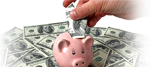 Keep Calm And Save Money - Bank Savings (604x270), Png Download