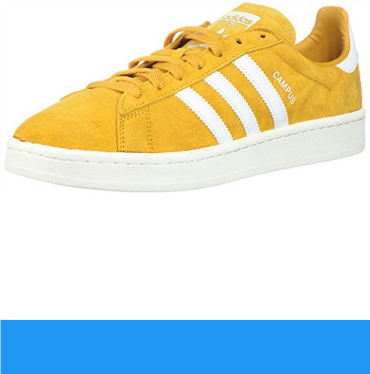Adidas Originals Men's Campus Sneaker, Tactile Yellow/white/chalk - Shoe (735x1100), Png Download