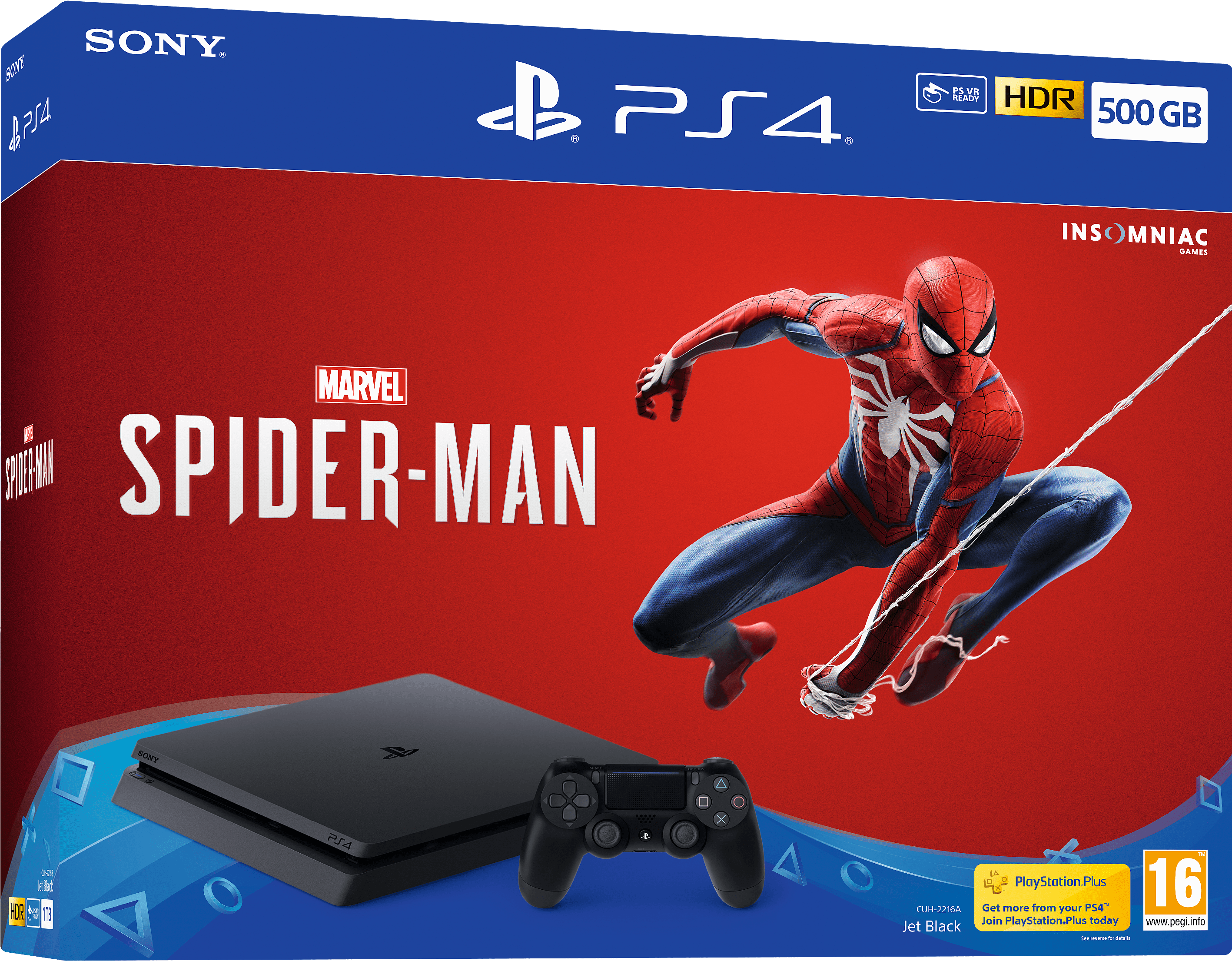 Marvel's Spider-man Ps4 500gb (4800x3200), Png Download