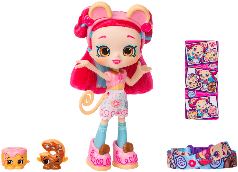Shopkins Season 9 Wild Style Shoppies Donatina - Shopkins Wild Style Dolls (872x678), Png Download