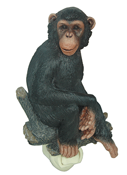 Chimpanzee Night Light - Chimpanzee (350x350), Png Download