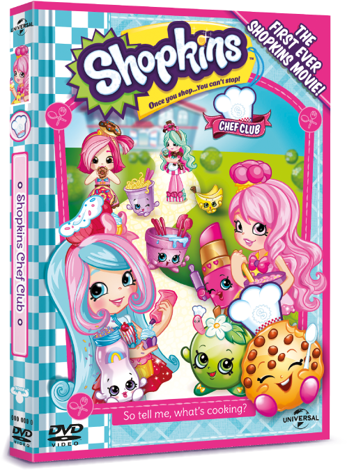Shopkins - Official Site - Shopkins: Chef Club (dvd) (531x694), Png Download