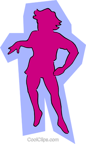 Kid Silhouettes Royalty Free Vector Clip Art Illustration (287x480), Png Download