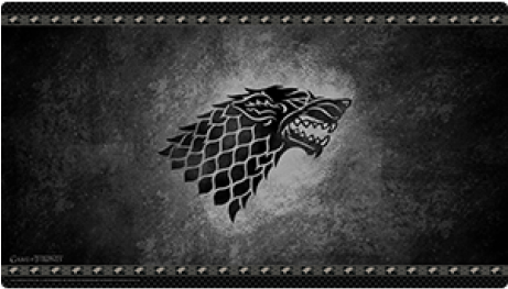 A Game Of Thrones - Playmat Game Of Thrones House Stark (736x460), Png Download