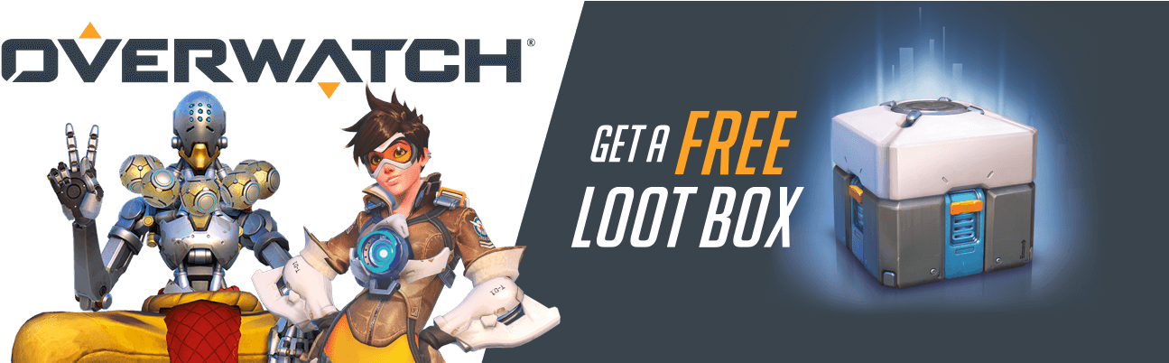 Get A Free Loot Box - Overwatch - Game Of The Year Edition - Pc (1440x401), Png Download