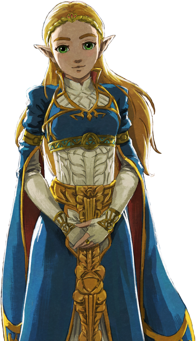 Botw 580 Kb - Zelda In Breath The Wild Princess Zelda (285x500), Png Download