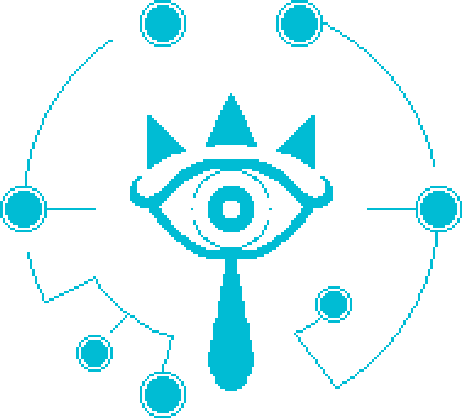 Botw Sheikah Eye - Breath Of The Wild Sheikah (1025x1025), Png Download