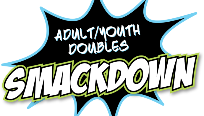 2018 Adult/youth Doubles Smackdown - Graphic Design (702x390), Png Download