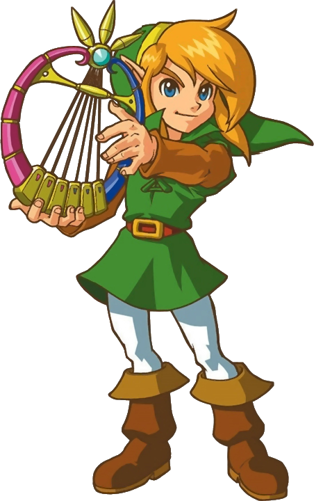 [ Img] - Legend Of Zelda Oracle Of Ages Link (452x720), Png Download