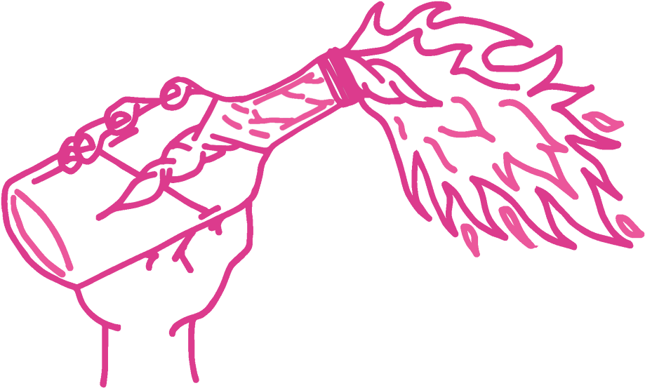 I Chose To Use Bright, Bold, 'pretty' Colours To Juxtapose - Illustration (1000x1000), Png Download