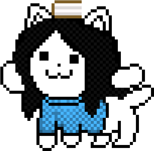 Temmie - Undertale Temmie Rich History (590x580), Png Download
