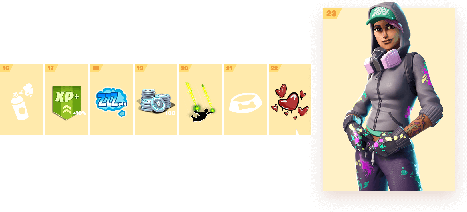 { "messages" - Battle Pass Fort Nite (1676x759), Png Download