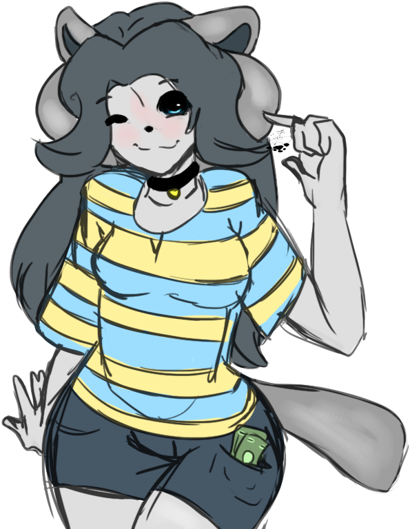 Undertale Clothing Fictional Character Mammal Cartoon - Human Temmie (824x804), Png Download