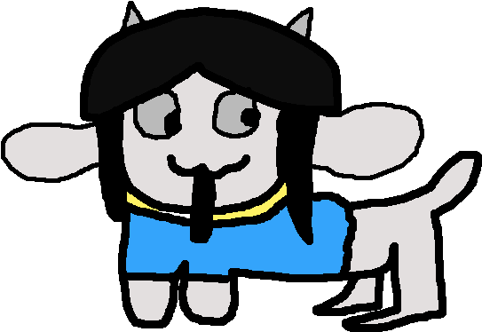 And Dis Is My - Bad Drawing Of Temmie (640x400), Png Download