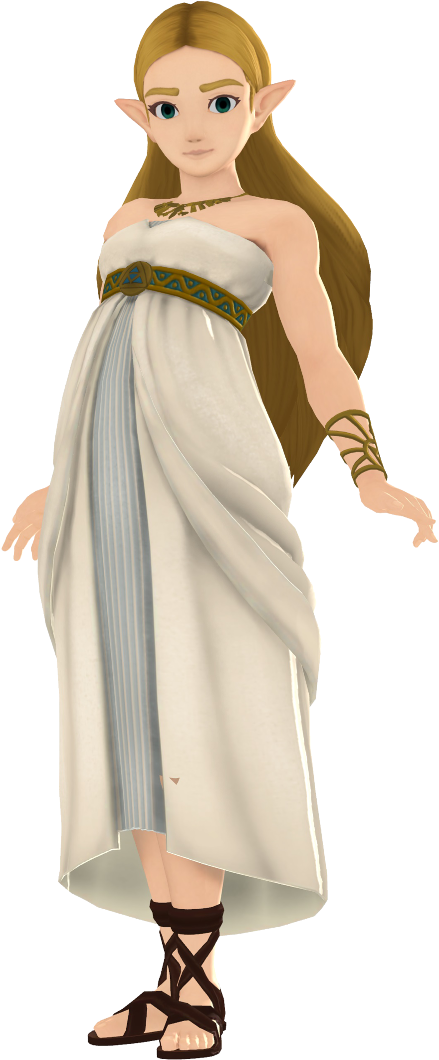 Princess Zelda Botw Render By Emma Zelda2-dbhdr1e - The Legend Of Zelda: Breath Of The Wild (1024x2216), Png Download