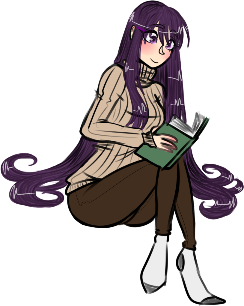 Doki-doki - Yuri (1024x1181), Png Download