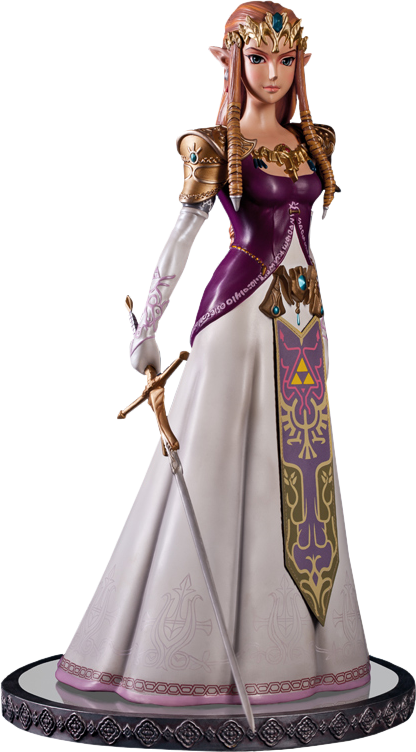 Nintendo Polystone Statue Twilight Princess Zelda - Twilight Princess Zelda 1/4 Scale Statue (416x752), Png Download