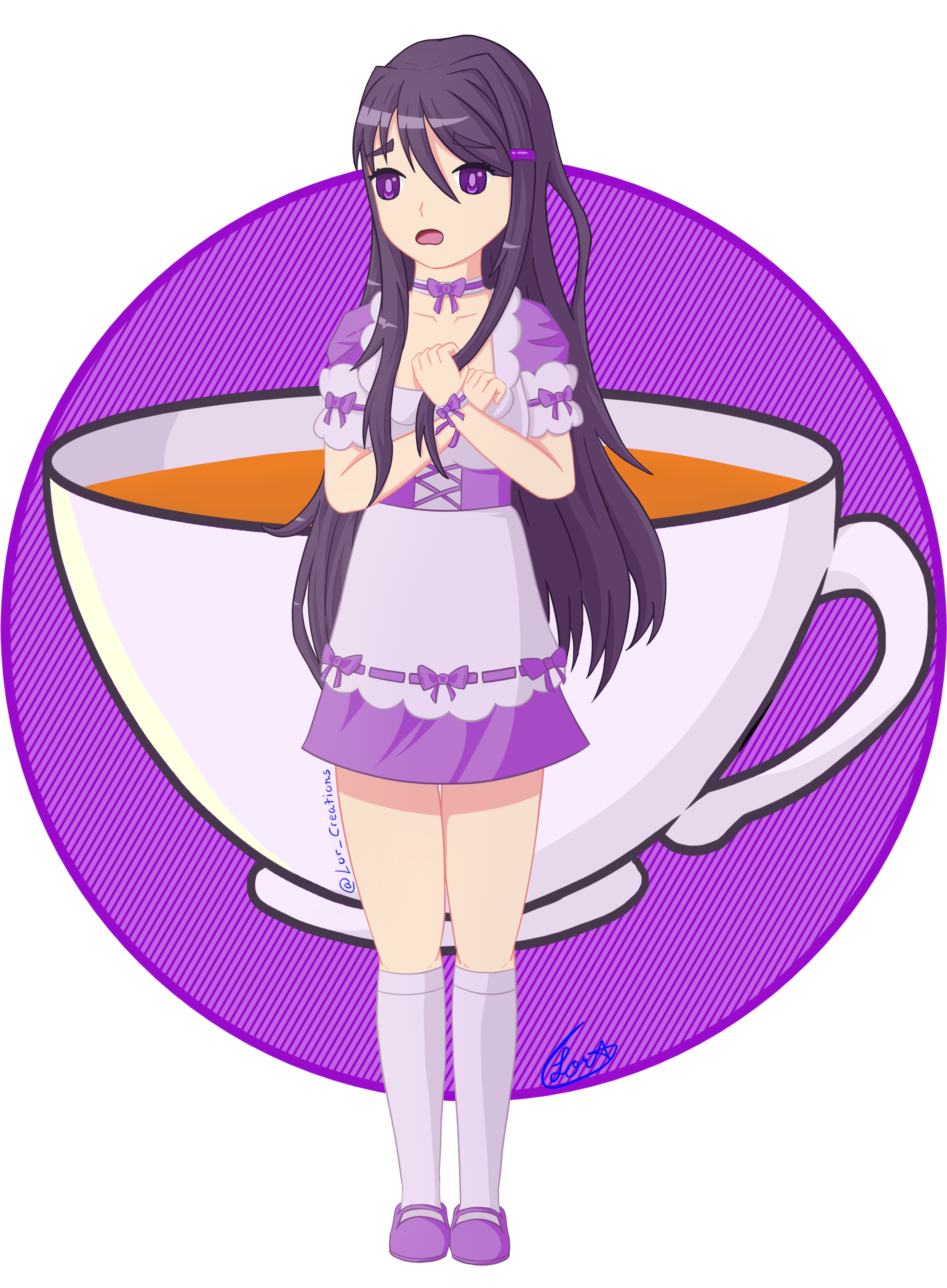 Oc Fanart[oc Fanart] Doki Doki Maid Club - Doki Doki Maid Club (2400x3300), Png Download